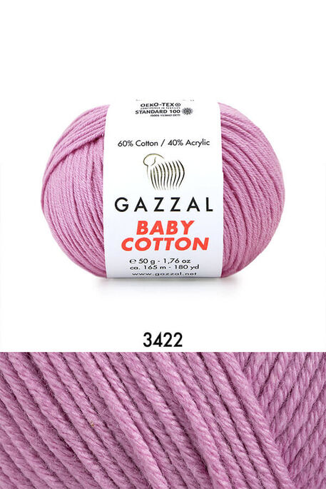 GAZZAL - GAZZAL BABY COTTON YARN 3422