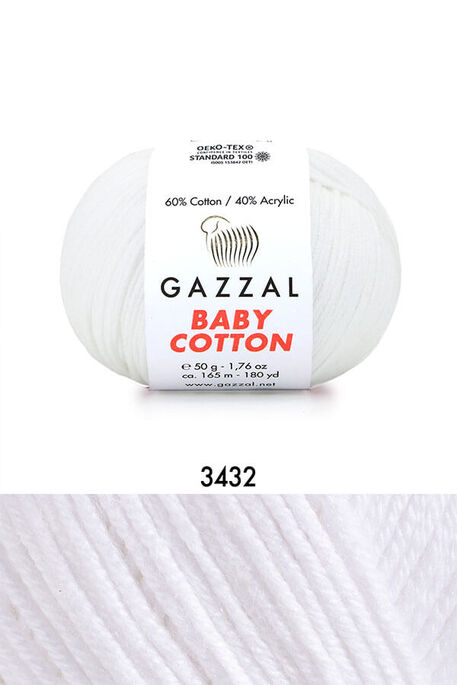 GAZZAL - GAZZAL BABY COTTON YARN 3432