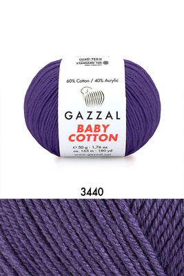 GAZZAL - GAZZAL BABY COTTON YARN 3440