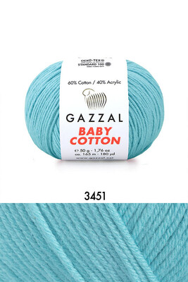 GAZZAL - GAZZAL BABY COTTON YARN 3451