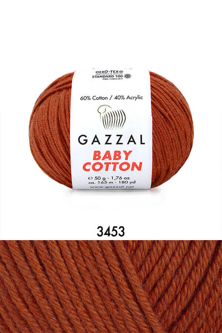 GAZZAL - GAZZAL BABY COTTON YARN 3453