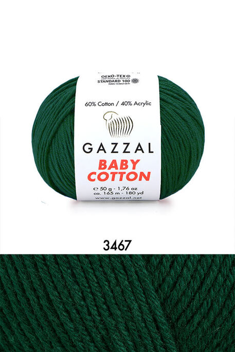 GAZZAL - GAZZAL BABY COTTON YARN 3467