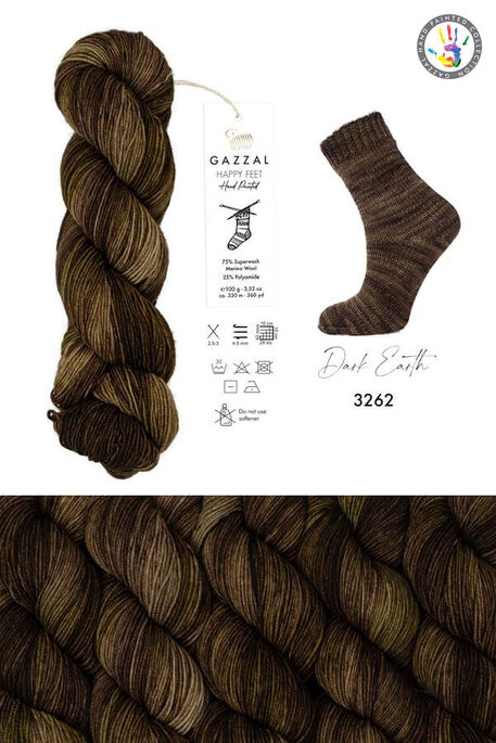 GAZZAL - GAZZAL HAPPY FEET YARN 3262