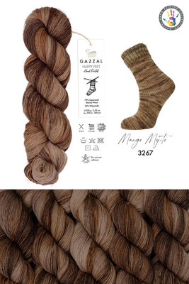 GAZZAL - GAZZAL HAPPY FEET YARN 3267