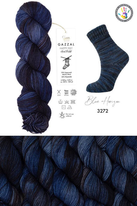 GAZZAL - GAZZAL HAPPY FEET YARN 3272