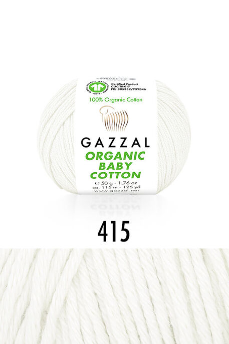 GAZZAL - GAZZAL ORGANIC BABY COTTON YARN 415