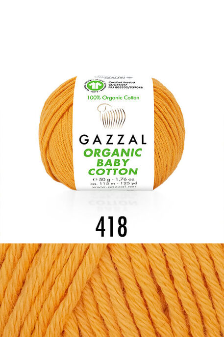 GAZZAL - GAZZAL ORGANIC BABY COTTON YARN 418