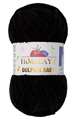 Himalaya Yarns - HİMALAYA DOLPHİN BABY YARN 80311 BLACK