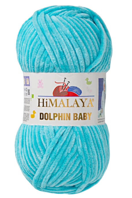 Himalaya Yarns - HİMALAYA DOLPHİN BABY YARN 80335 turquoise