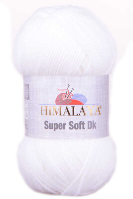 Himalaya Yarns - HİMALAYA SUPER SOFT DK 80701 WHITE