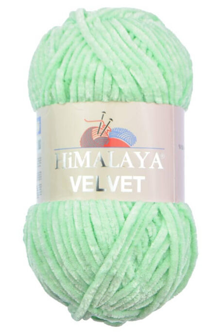 Himalaya Yarns - HİMALAYA VELVET KNİTTİNG YARN 90007 WATER GREEN