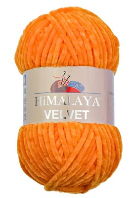 Himalaya Yarns - HİMALAYA VELVET KNİTTİNG YARN 90016 ORANGE