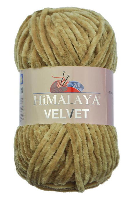 Himalaya Yarns - HİMALAYA VELVET KNİTTİNG YARN 90017 CAMEL