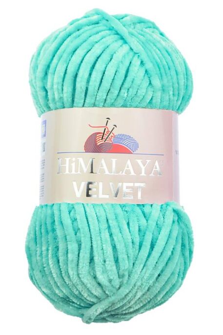 Himalaya Yarns - HİMALAYA VELVET KNİTTİNG YARN 90035 SKY BLUE