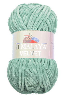 Himalaya Yarns - HİMALAYA VELVET KNİTTİNG YARN 90047 AZURE