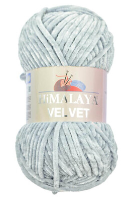 Himalaya Yarns - HİMALAYA VELVET KNİTTİNG YARN 90051 GRAY