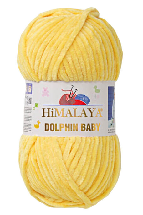 Himalaya Yarns - HİMALAYA DOLPHİN BABY 80313 Yellow