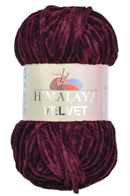 Himalaya Yarns - HİMALAYA VELVET 90039 DAMSON