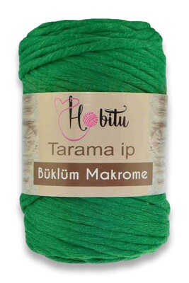 Hobitu Yarn - HOBİTU BÜKLÜM MACRAME TARAMA İP YARN 159 Apple Green