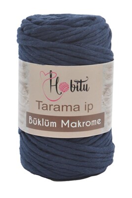 Hobitu Yarn - HOBİTU BÜKLÜM MACRAME TARAMA İP YARN 184 Navy Blue