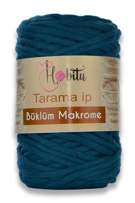 Hobitu Yarn - HOBİTU BÜKLÜM MACRAME TARAMA İP YARN 189 OİL