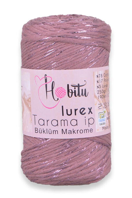 Hobitu Yarn - HOBİTU BÜKLÜM TARAMA SİMLİ LUREX 192 G.Kurusu-G.Kurusu