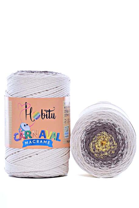 Hobitu Yarn - HOBİTU CARNAVAL MACRAME 8001