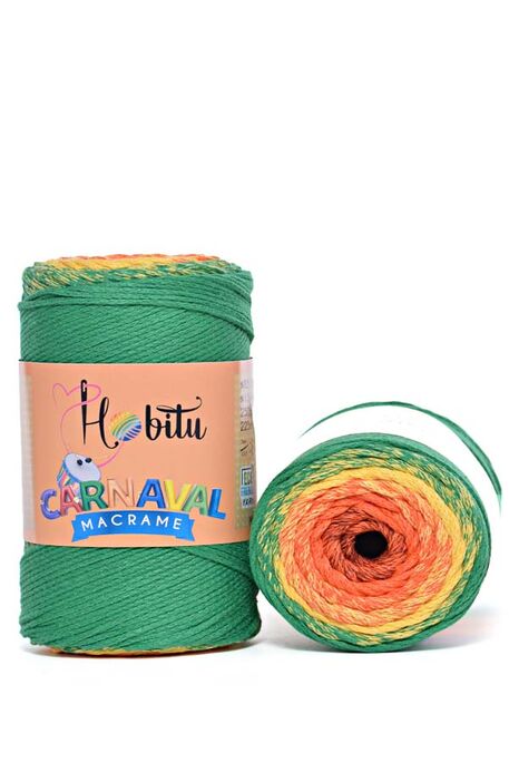 Hobitu Yarn - HOBİTU CARNAVAL MACRAME 8008