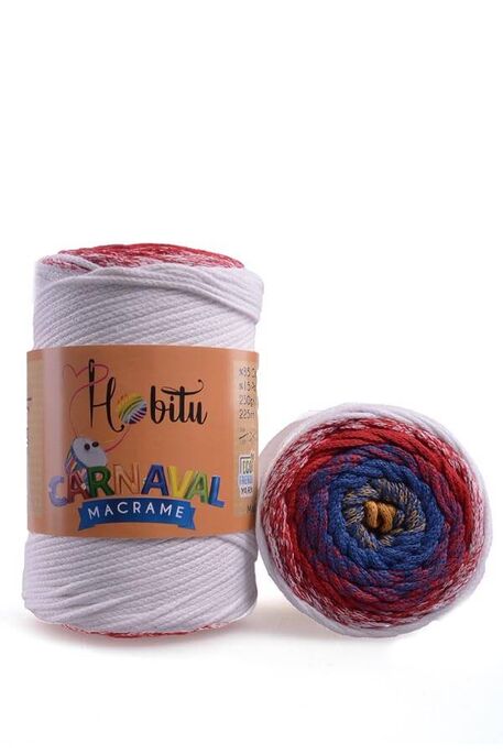 Hobitu Yarn - HOBİTU CARNAVAL MACRAME YARN 506