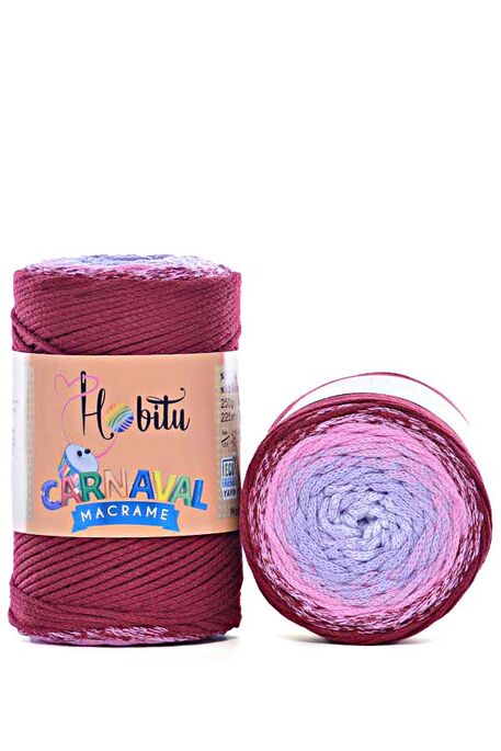 Hobitu Yarn - HOBİTU CARNAVAL MACRAME YARN 8014