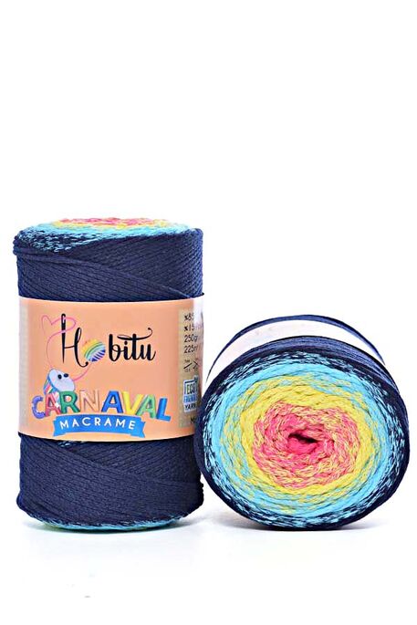 Hobitu Yarn - HOBİTU CARNAVAL MACRAME YARN 8018