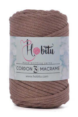 Hobitu Yarn - HOBİTU CORDON 3 MACRAME 118 Kamel