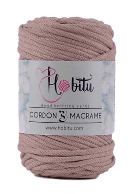 HOBİTU YARNS - HOBİTU CORDON 3 MACRAME 168 Bej