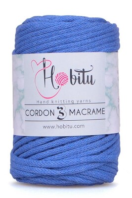 Hobitu Yarn - HOBİTU CORDON 3 MACRAME YARN 186 Denim