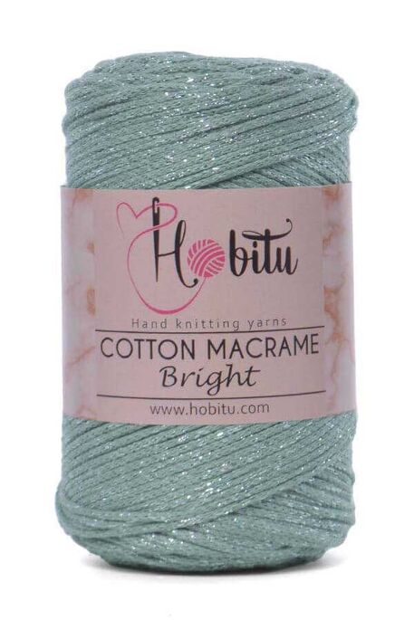 Hobitu Yarn - HOBİTU COTTON MACRAME BRİGHT 193 Çağla Yeşili