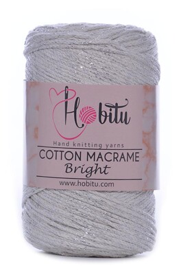 Hobitu Yarn - HOBİTU COTTON MACRAME BRİGHT YARN 125 CreamG