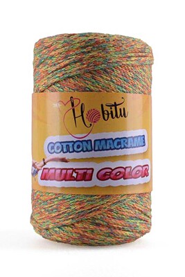 Hobitu Yarn - HOBİTU COTTON MACRAME MULTI COLOR 14