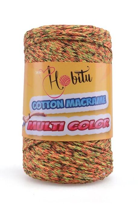 Hobitu Yarn - HOBİTU COTTON MACRAME MULTI COLOR 14