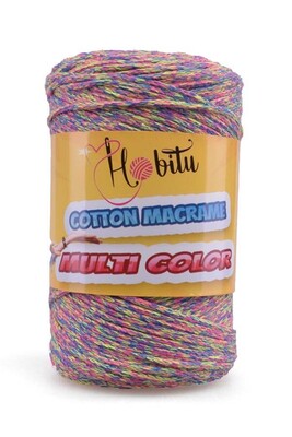 Hobitu Yarn - HOBİTU COTTON MACRAME MULTI COLOR 14