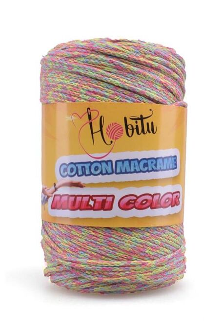 Hobitu Yarn - HOBİTU COTTON MACRAME MULTI COLOR 14