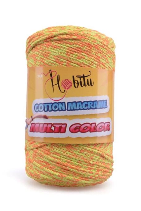 Hobitu Yarn - HOBİTU COTTON MACRAME MULTI COLOR 14