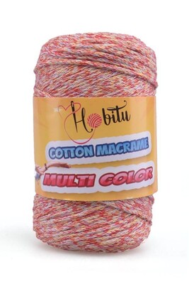 Hobitu Yarn - HOBİTU COTTON MACRAME MULTI COLOR 14