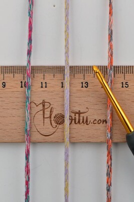 HOBİTU COTTON MACRAME MULTI COLOR YARN 06 - Thumbnail