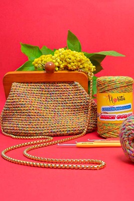 HOBİTU COTTON MACRAME MULTI COLOR YARN 07 - Thumbnail