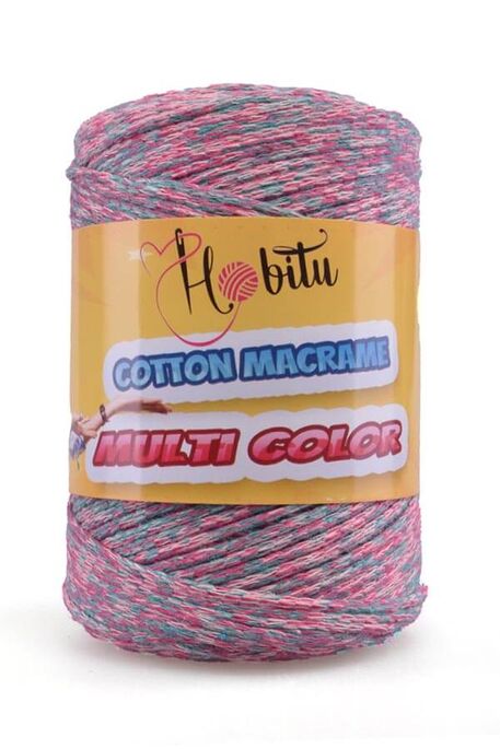 Hobitu Yarn - HOBİTU COTTON MACRAME MULTI COLOR YARN 07