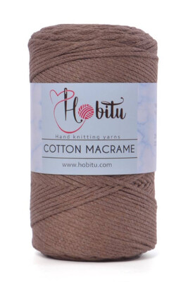 Hobitu Yarn - HOBİTU COTTON MACRAME YARN 118 Camel