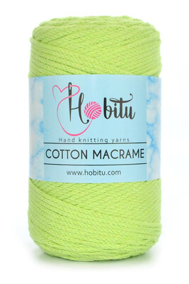 Hobitu Yarn - HOBİTU COTTON MACRAME YARN 155 Green