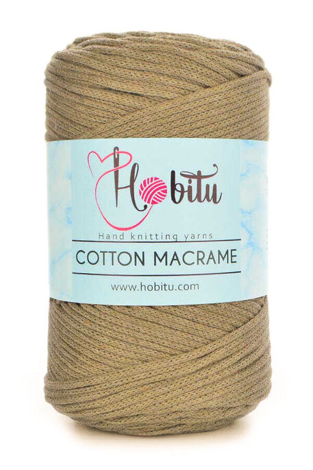 Hobitu Yarn - HOBİTU COTTON MACRAME YARN 168 mink