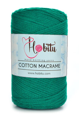 Hobitu Yarn - HOBİTU COTTON MACRAME YARN 183 Benetton Blue