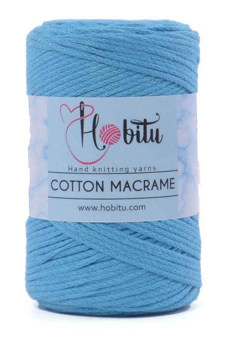 Hobitu Yarn - HOBİTU COTTON MACRAME YARN 3323 turquoise